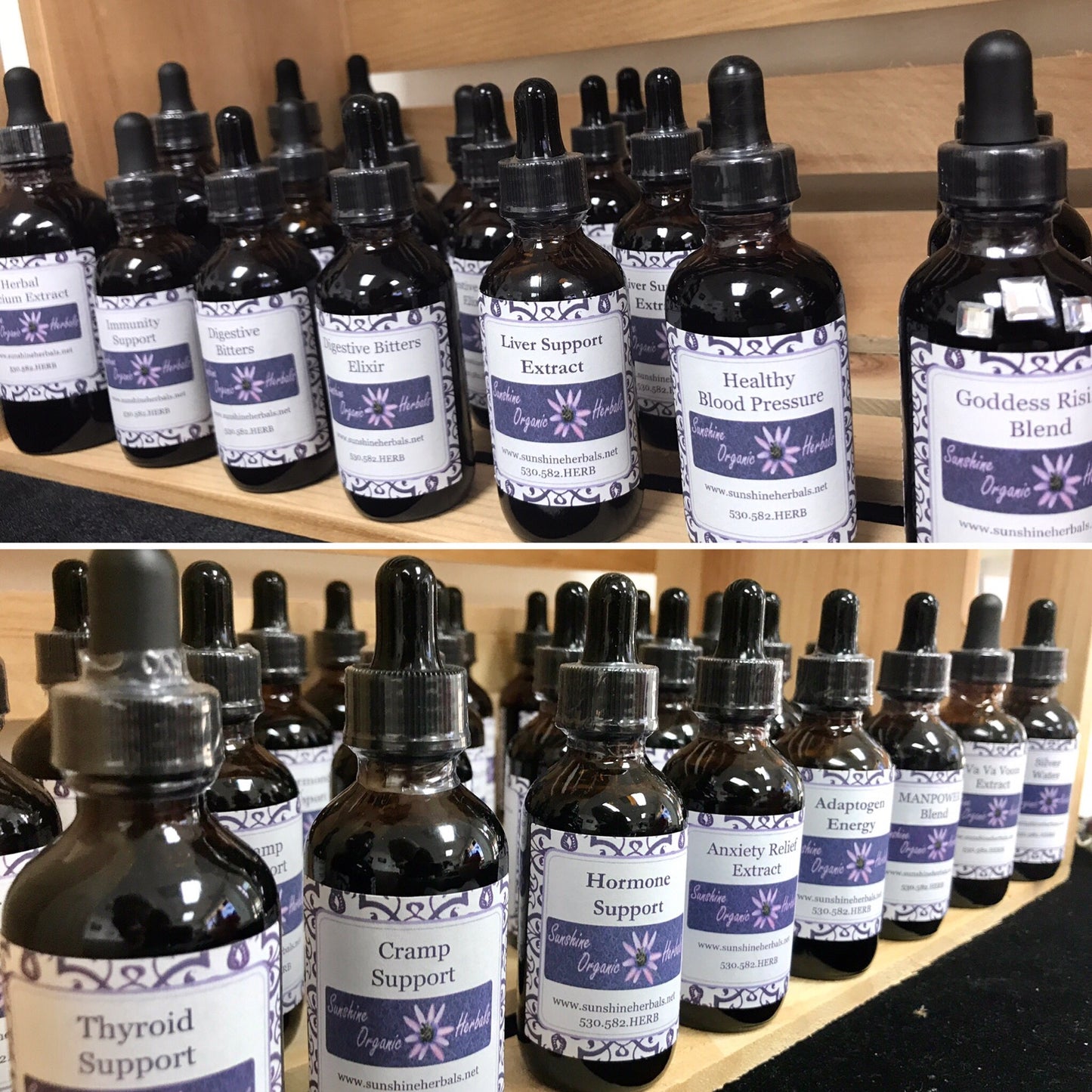 Custom Herbal Extract - Sunshine Organic Herbals LLC